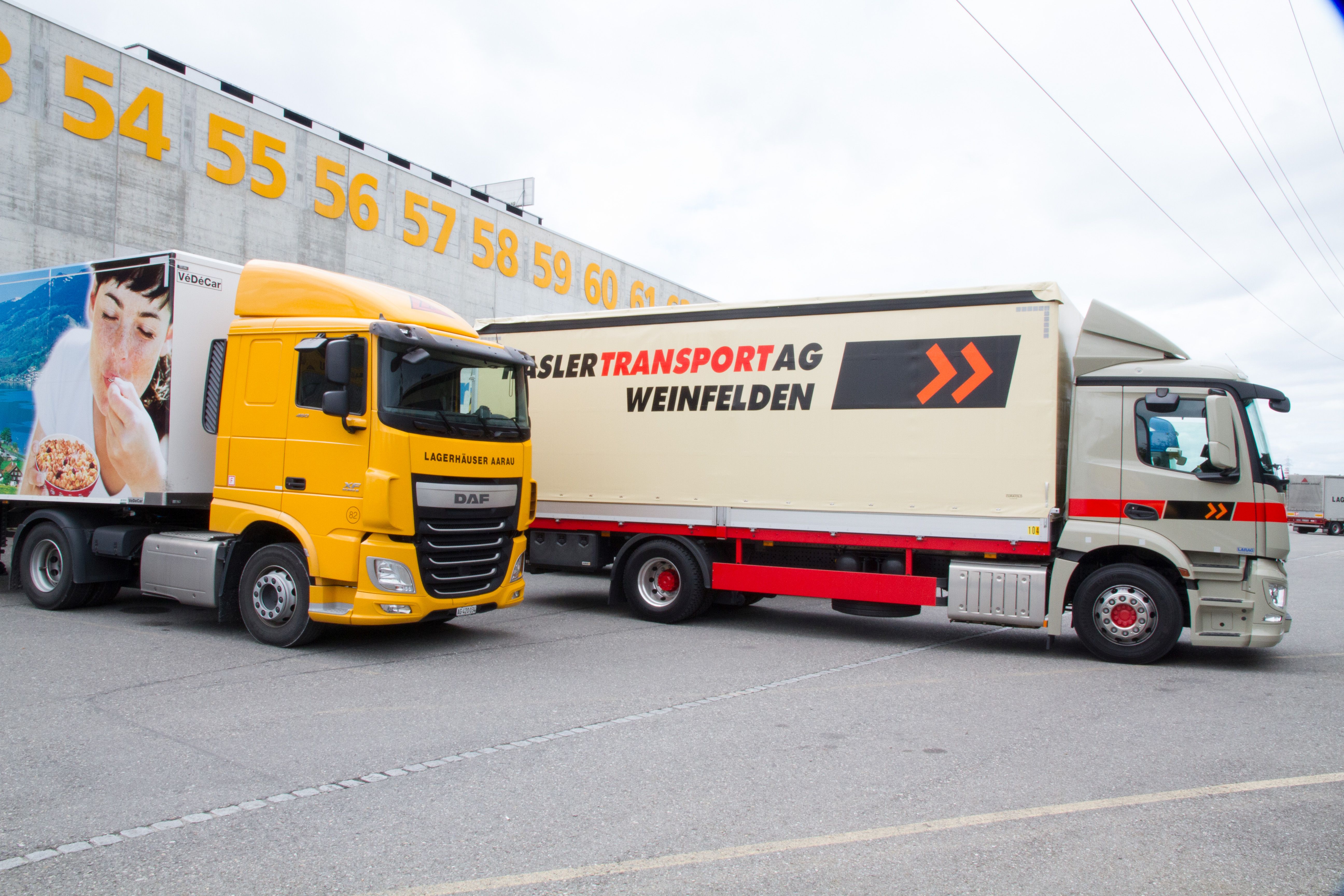 Alle Partner kommen täglich mit mind. 1 LKW nach Schafisheim