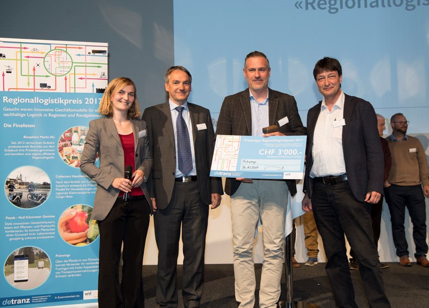 Pickwings.ch - Sieger Regionallogistikpreis 2017